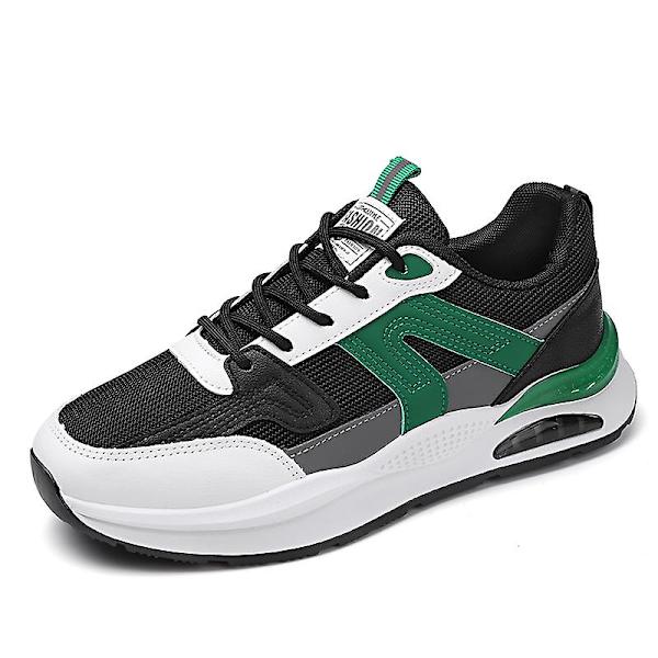 Herrsneakers Andas löparskor Mode Sportskor SN10 BlackGreen 41