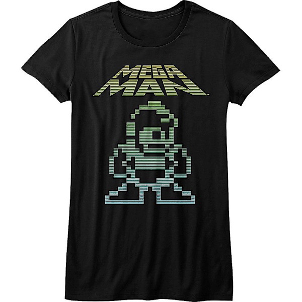 Dam Neon Mega Man skjorta M