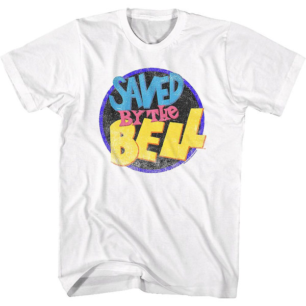 Distressed Logo Saved By The Bell T-Shirt XXL
