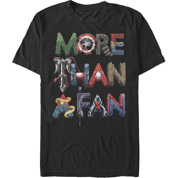 Avengers More Than A Fan Marvel Comics T-shirt XXXL