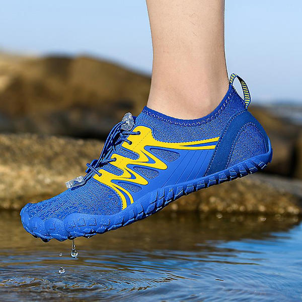 Vattenskor för män Quick Dry River Sea Aqua Sneakers River Walking Shoes Beach Shoes 22 DarkBlue 43