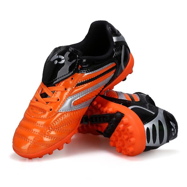 Fotbollsskor för män Spikes Fotbollsskor för ungdomar Stövlar Athletic Sneaker 3C26008 Orange 37