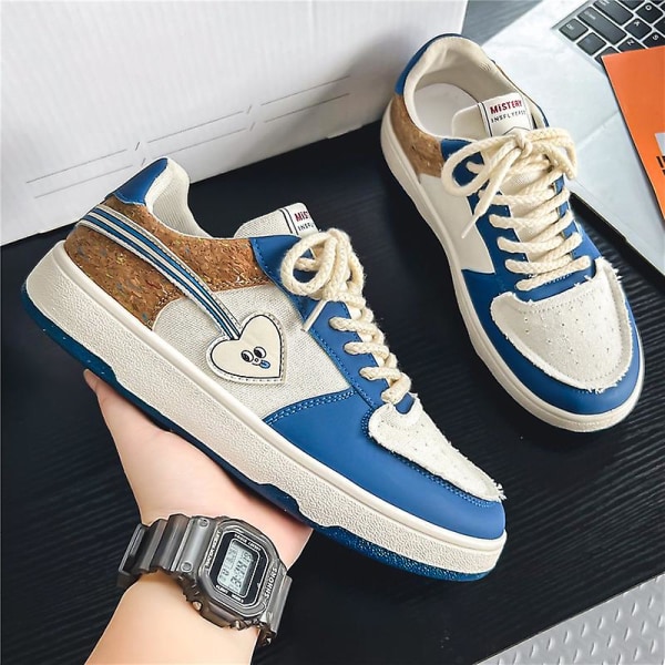 Herrsneakers Andas Herr Skateboarding Skor Löparskor 3Ah029A Blue 43