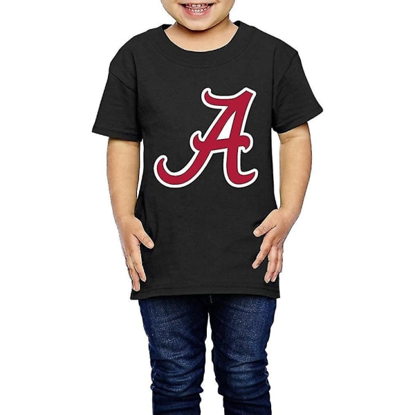 Guc barntröja för flickor och pojkar - University of Alabama Logo Black 4 Toddler S