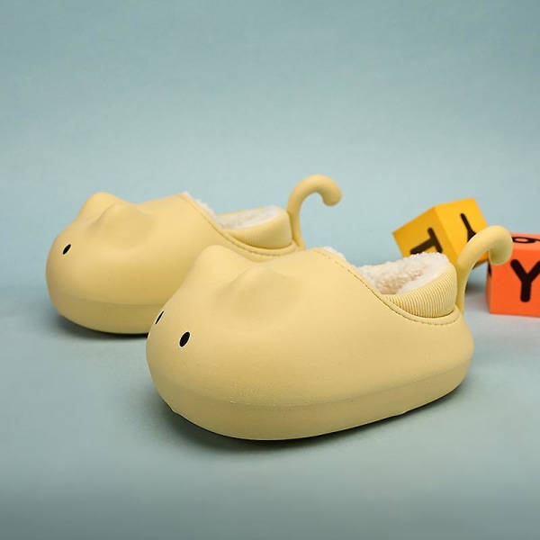 Barn bomullstofflor Modesandaler Utomhus Halkfria skor inomhus Yj5920 Yellow 190