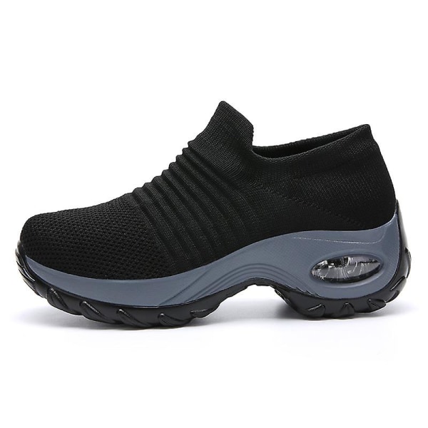 Damskor Mode lätta sneakers Air Cushion Shoes 1839 Black1 40