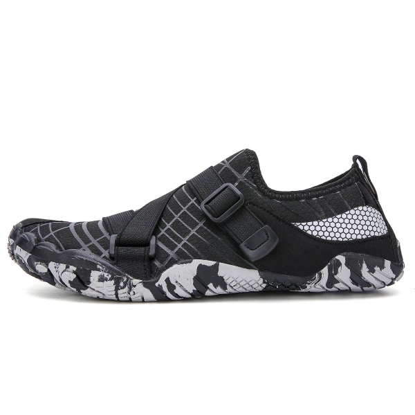 Vattenskor för män Snabbtorkande Sport Aqua Skor 3Ca026 Black 44