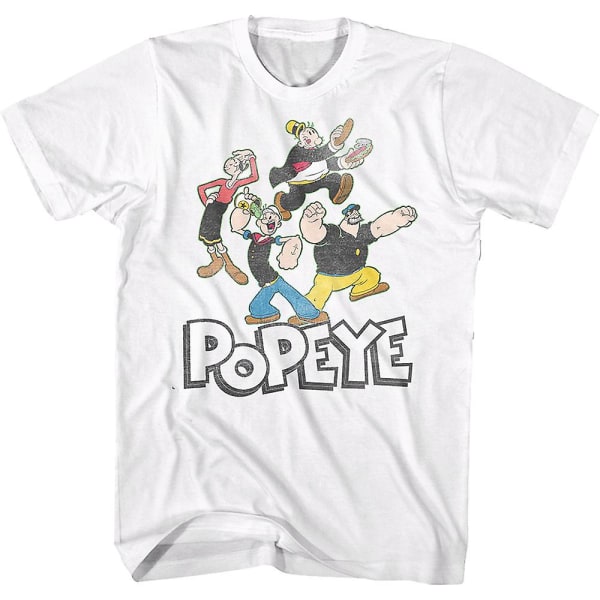 Tecken Popeye T-shirt XXL