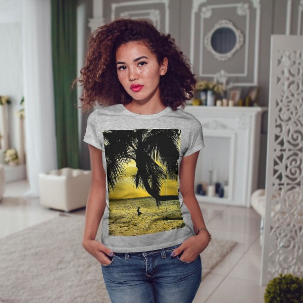 Sea Ocean Photo Nature Women Gråskjorta 3XL