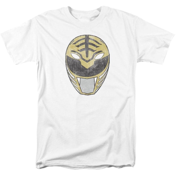 Power Rangers White Ranger Mask T-shirt M