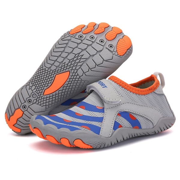 Vattenskor för barn Cykelskor Beach Pool Skor River Walking Shoes 022 Gray 34