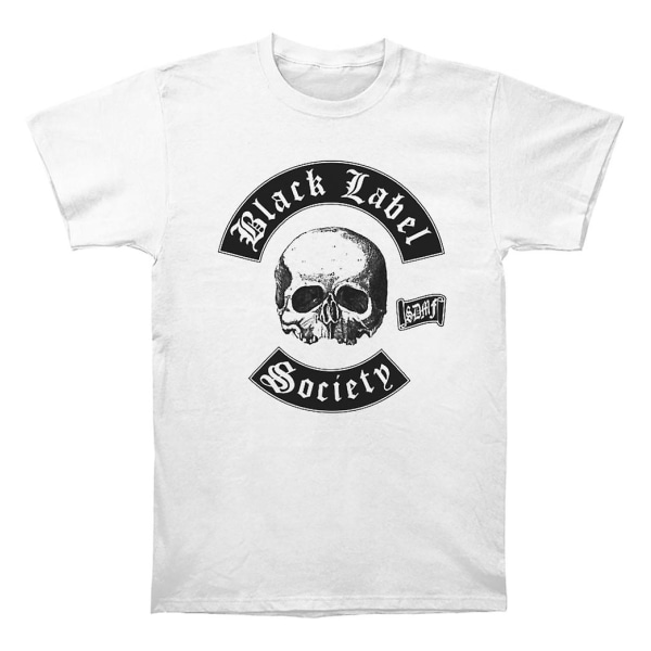Black Label Society Skull Logo Vit T-shirt M