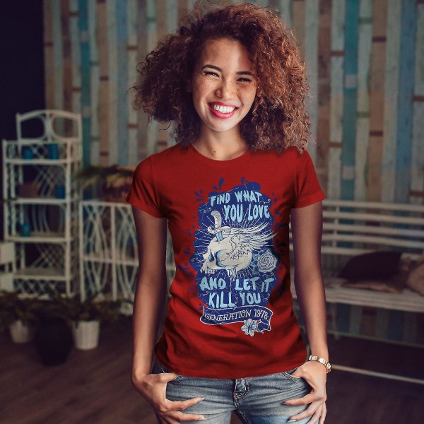 Hitta det du älskar Skull Women Redt-shirt L