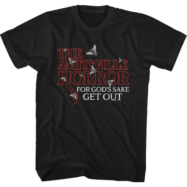 För guds skull Get Out Amityville skräck T-shirt XXXL