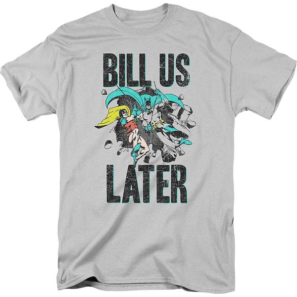 Bill Us Later Batman T-shirt XL