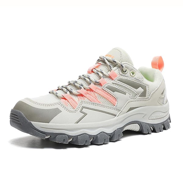 Vandringsskor för män Andas Sneakers Mode Sport Löparskor 2201 Pink 36