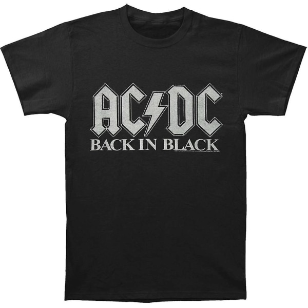 AC/DC tillbaka i svart t-shirt XL