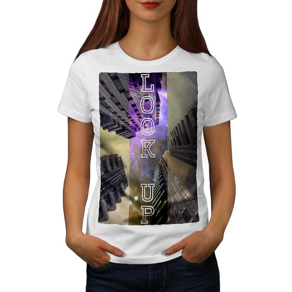 Look Up City Sky Women T-shirt 3XL