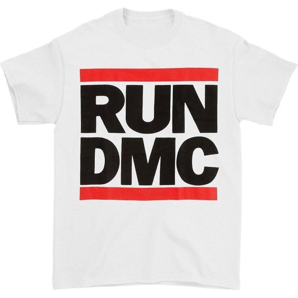 Run DMC Classic Logo Vit T-shirt M