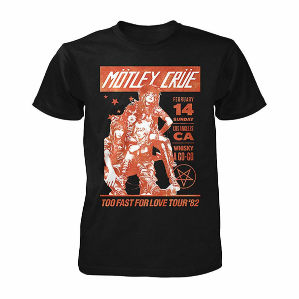 Motley Crue Too Fast For Love Tour T-shirt L