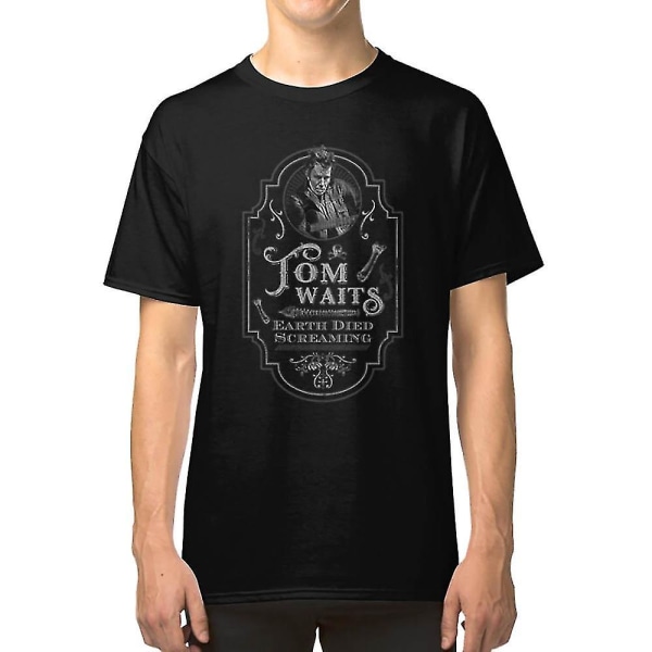Tom Waits: Earth Died Screaming Tribute T-shirt XL