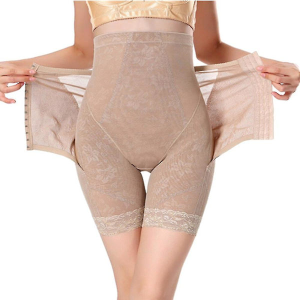 High Waist Shapewear Power Shorts Kompression High Waisted Body Shaper Trosor Shapewear Dam Magkontroll Höftlyftsbyxor, svart M