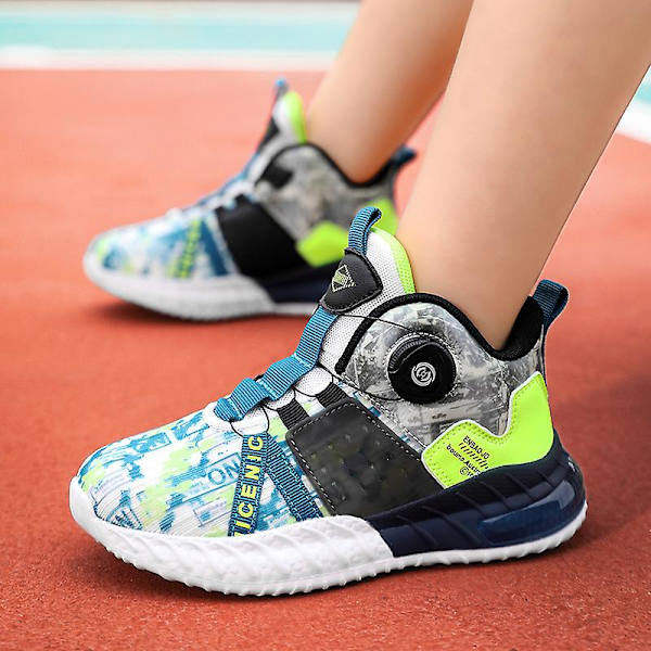 Boys Sneakers Andas löparskor Mode Sportskor 3Cl859 Blue 34