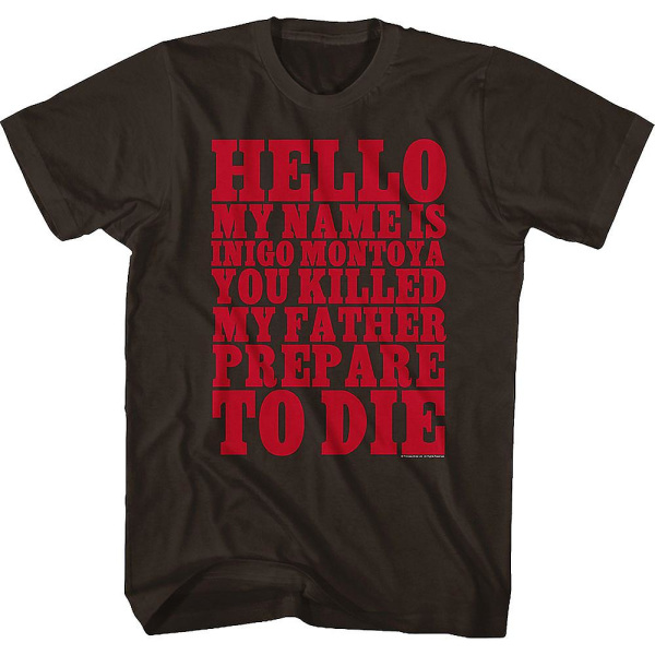 Princess Bride Inigo Montoya T-shirt M