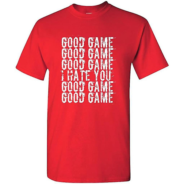 Bra spel jag hatar dig Rolig humorboll lagsporter Dt Vuxen T-shirt utslagsplats S