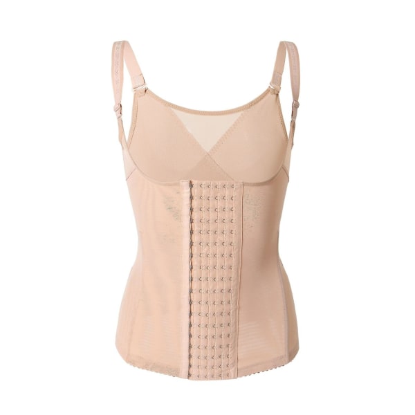 Waist trainer Kroppskorsett Dam Magkontroll Shapewear Midja Shapers Väst Slimming Underkläder Bodysuits Body Shaper Bälte gördel,beige XL