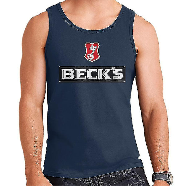 Becks logotyp med nyckelsymbol herrväst 3XL