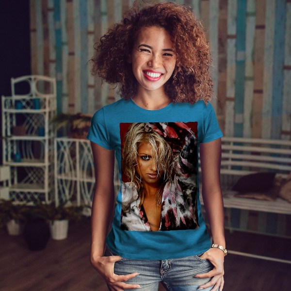 Blond het flicka Royal T-shirt för vuxna kvinnor L