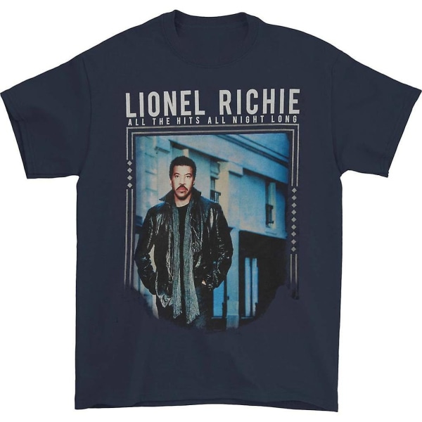 Lionel Richie T-shirt med skinnjacka L