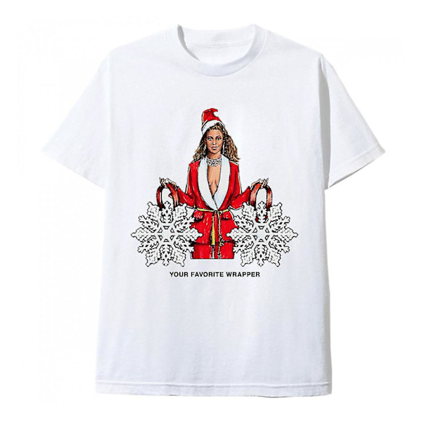 Beyonce Holiday White T-shirt Din favoritomslag L