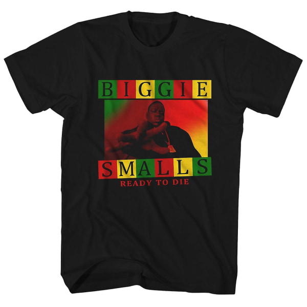 The Notorious B.I.G. T-shirt Rasta Biggie Smalls Ready To Die The Notorious B.I.G. Skjorta L