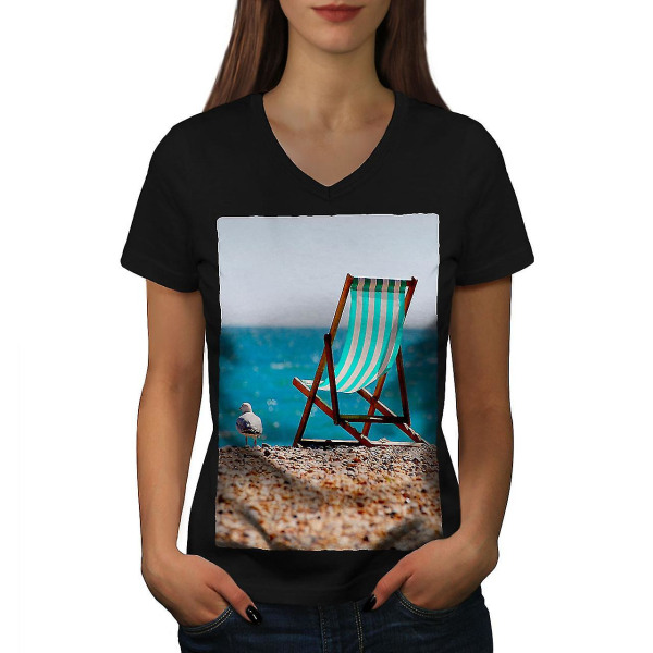 Landskap Strand Natur Kvinnor T-shirt XL