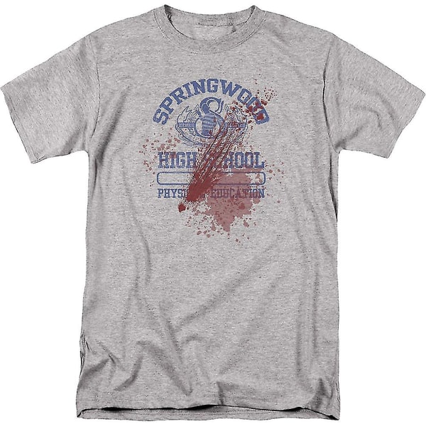 Blodig Springwood hög mardröm på Elm Street T-shirt kläder