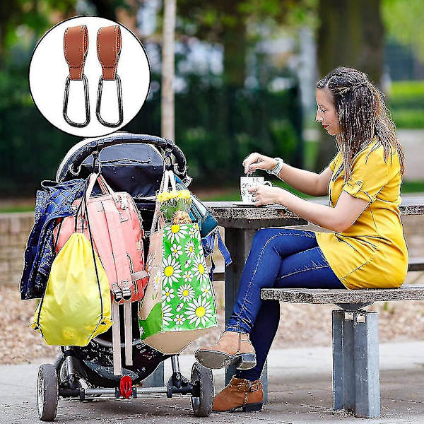 2st Barnvagn Barnvagn Clips Krokar Hållare Lätt att bära För Shopping Bag Handväska