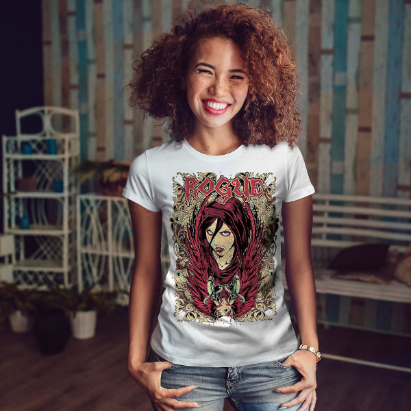 Girl Goth Funk Fashion Women Whitet-shirt 3XL