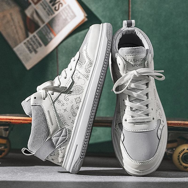 Herrsneakers Andas Dam Skateboarding Skor Löparskor A811 WhiteGray 41