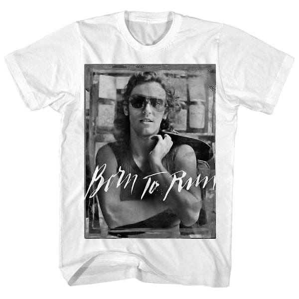 Bruce Springsteen T-tröja Född att köra porträtt Bruce Springsteen T-shirt XXL