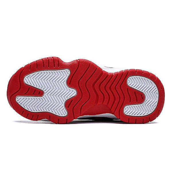 Basketskor för barn Mode Halkfria sneakers Sportskor som andas 3987Em BlackRed 34