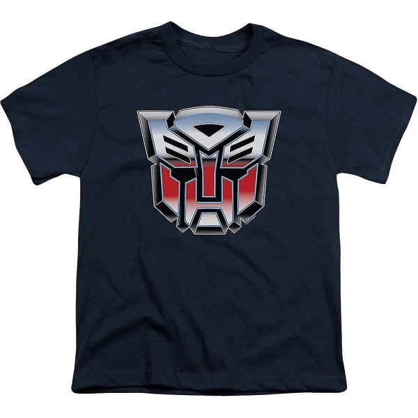 Youth Airbrush Autobot Logo Transformers Shirt L