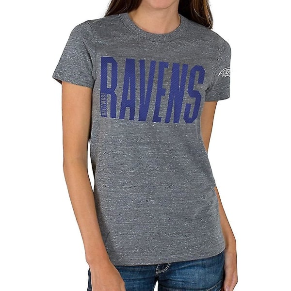 T-shirt från Baltimore Ravens för Touchdown Triblend Crew för kvinnor 3XL