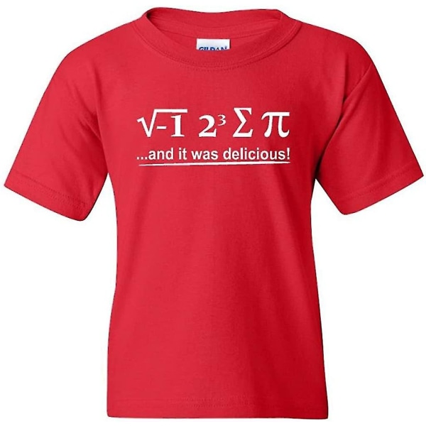 I 8 Sum Pi And It Was Delicious Matte Matematik Nyhet Ungdom T-shirt T-shirt för barn M