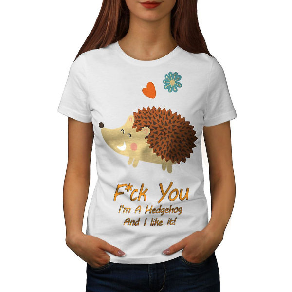 Hedgehog Cool Joke Women T-shirt XXL