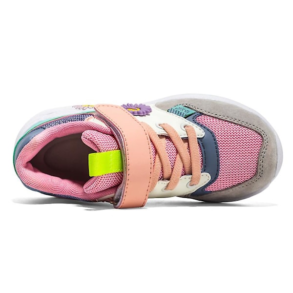 Barn Sneakers Pojkar Basketskor Halkfria tjejer Sportskor 3Ba05 Pink 32