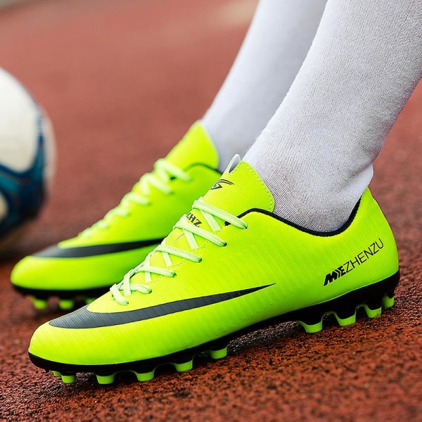 Fotbollsskor för damer Spikes Fotbollsskor för ungdomar Stövlar Athletic Sneaker 3C32725 Green 43