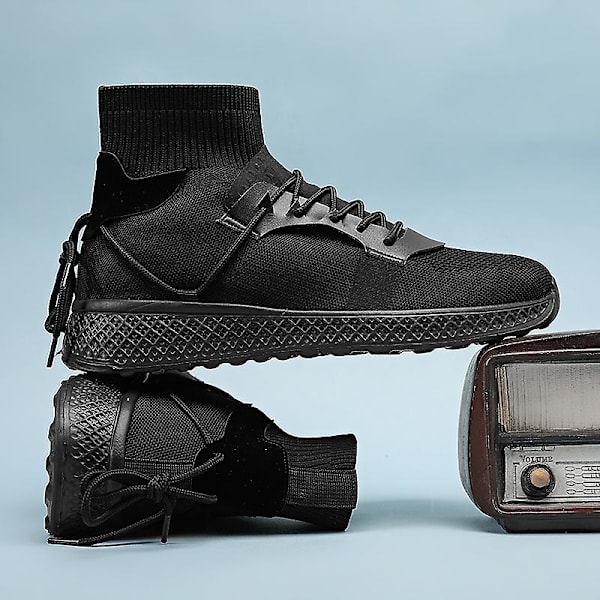 Basketskor för män Andas Sneakers Löparskor 3Ay861 Black 43