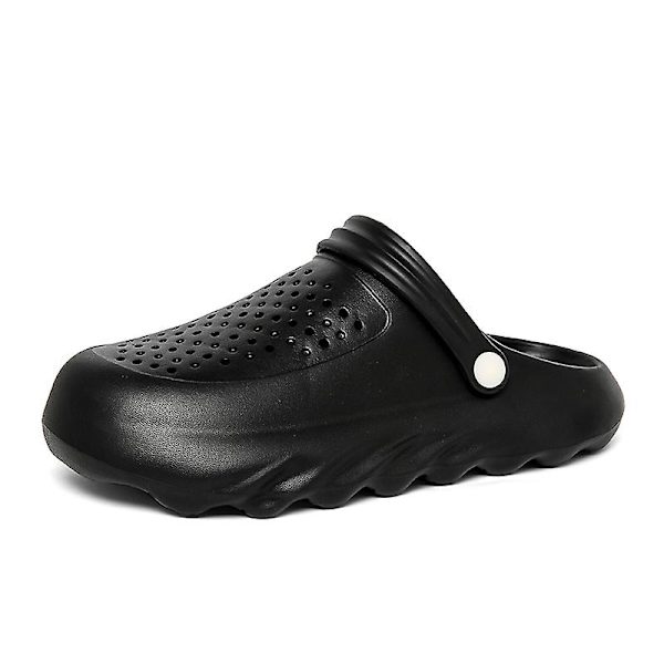 Strandtofflor för män Modesandaler Utomhus Halkfria inomhusskor 3B8811 Black 40-41